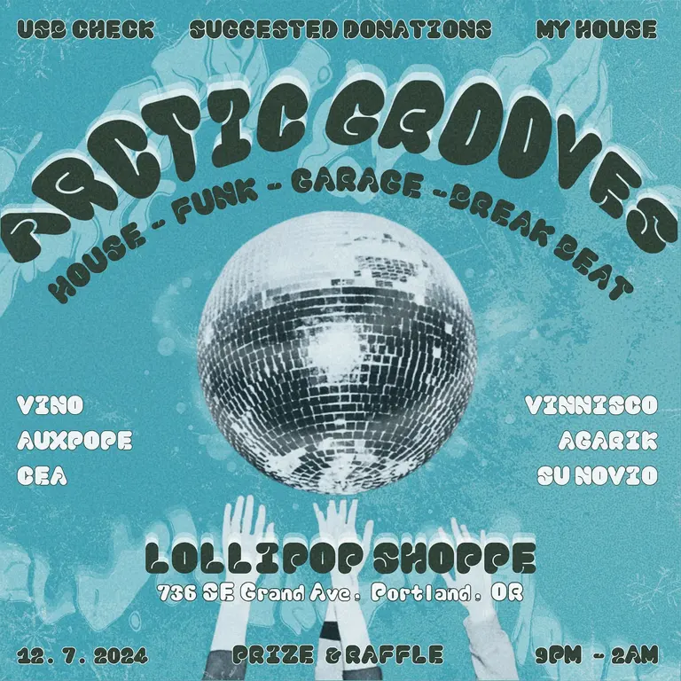 Flyer for Arctic Grooves