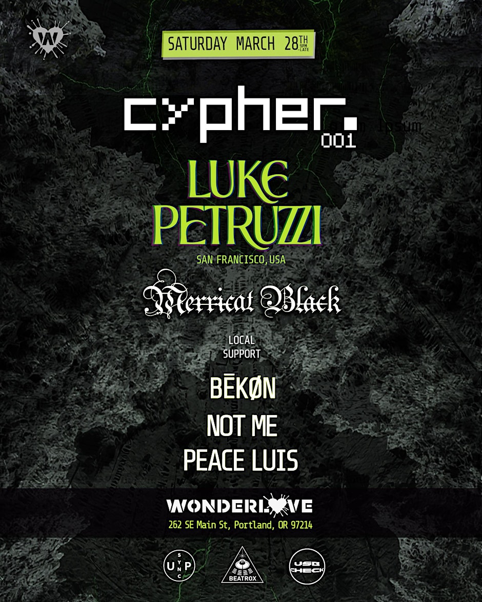 Flyer for Cypher 001