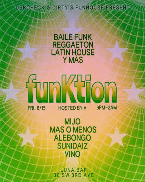 Flyer for funKtion (Aug 2025)