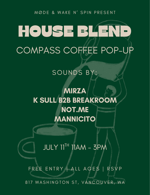 Flyer for House Blend
