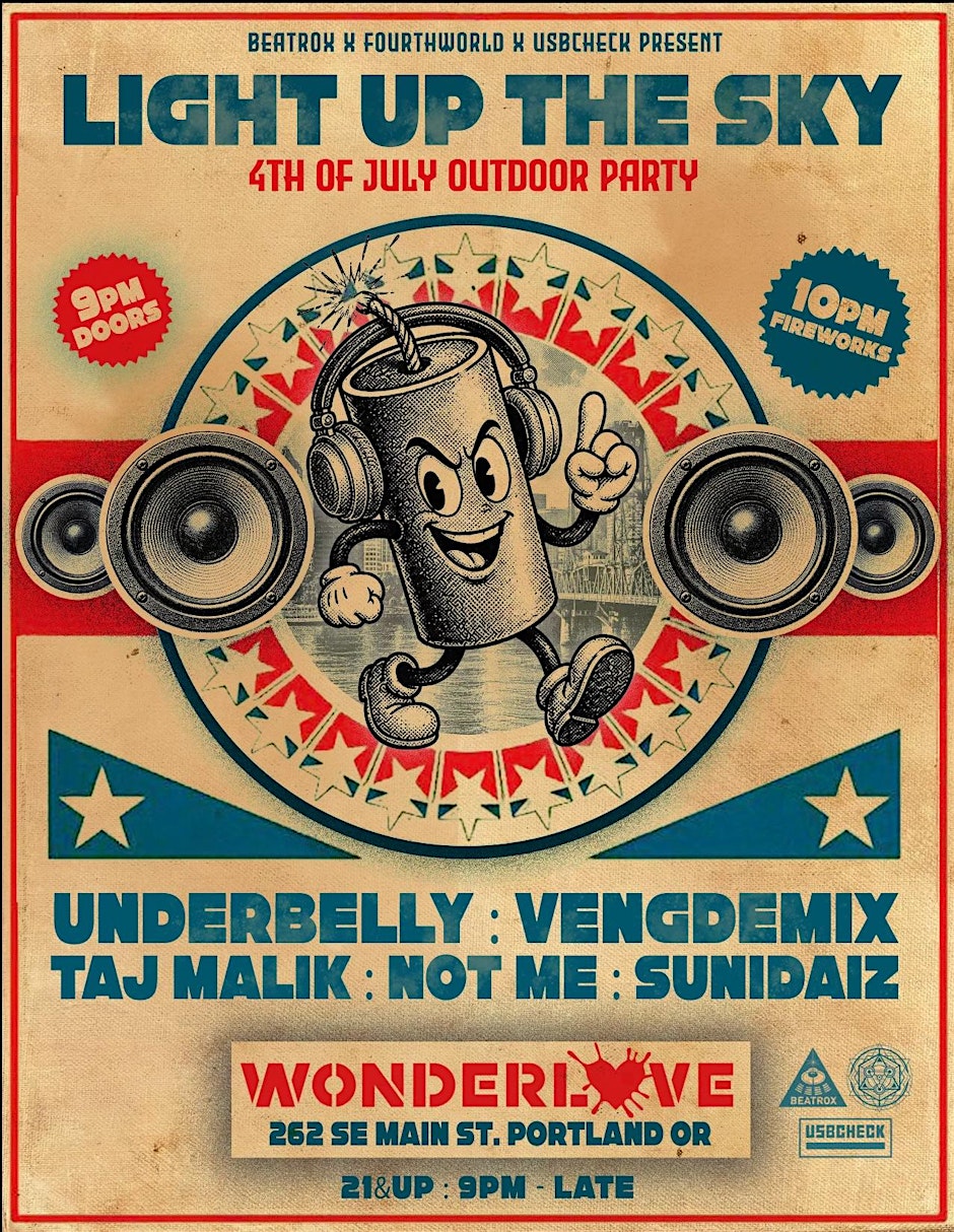 Flyer for Light Up the Sky
