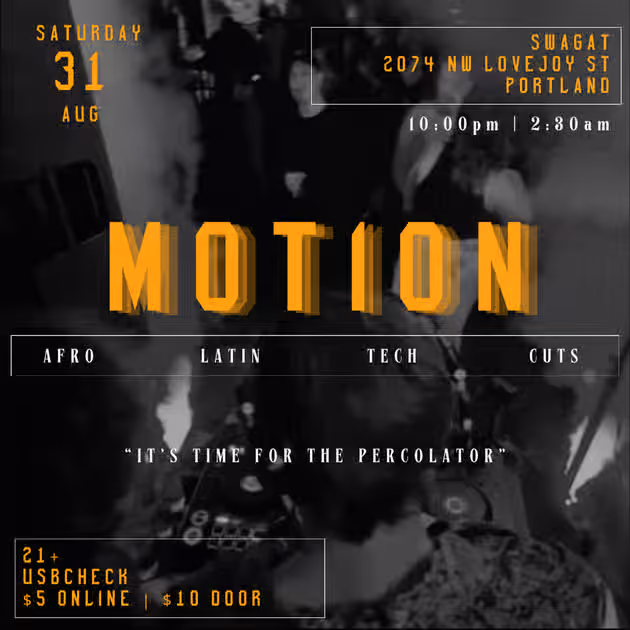 Flyer for MOTION (Aug 2024)