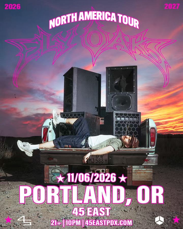 Flyer for Red Cube Presents: ELY OAKS