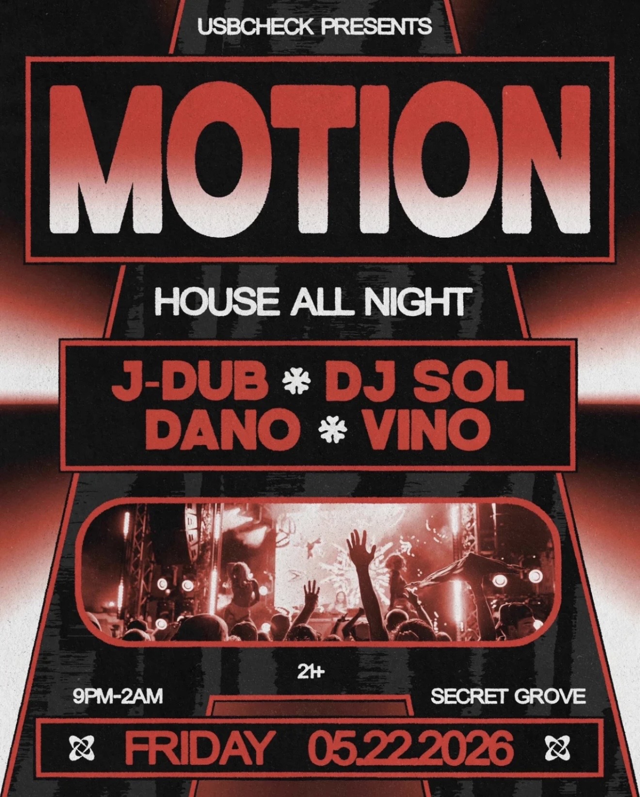 Flyer for MOTION (May 2026)