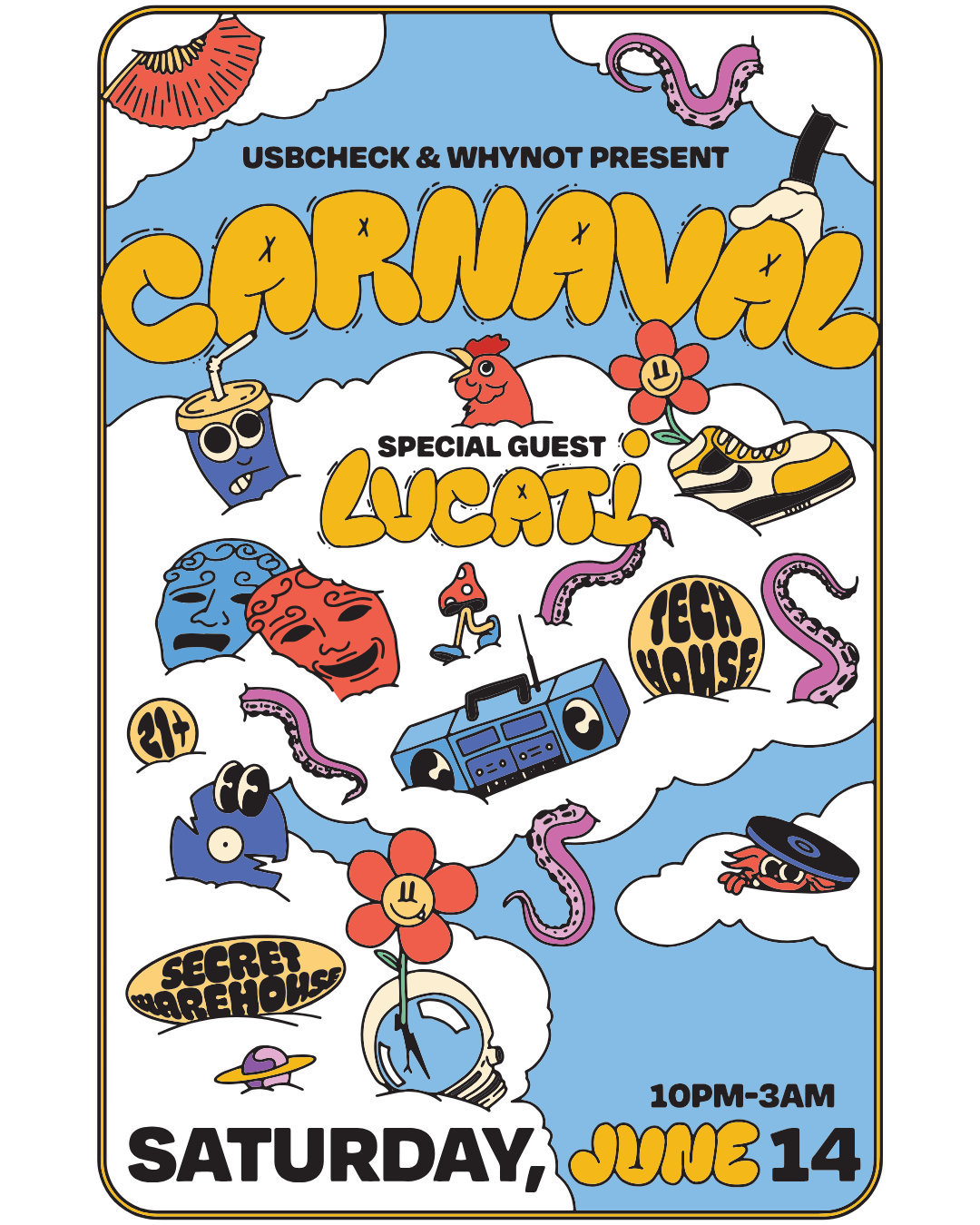 Flyer for Carnaval